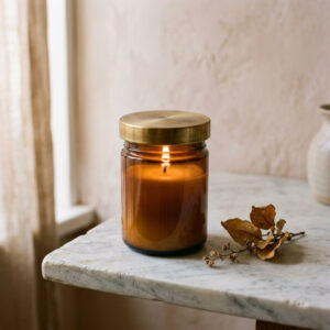 Hand-Poured Soy Candle — Quince & Honey